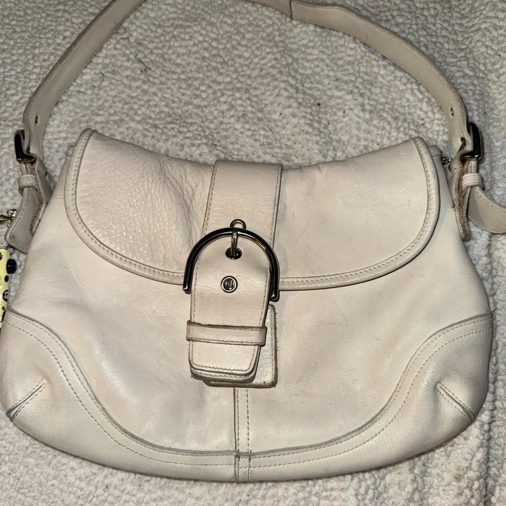 Coach | Bags | Large White Coach Soho | Poshmark